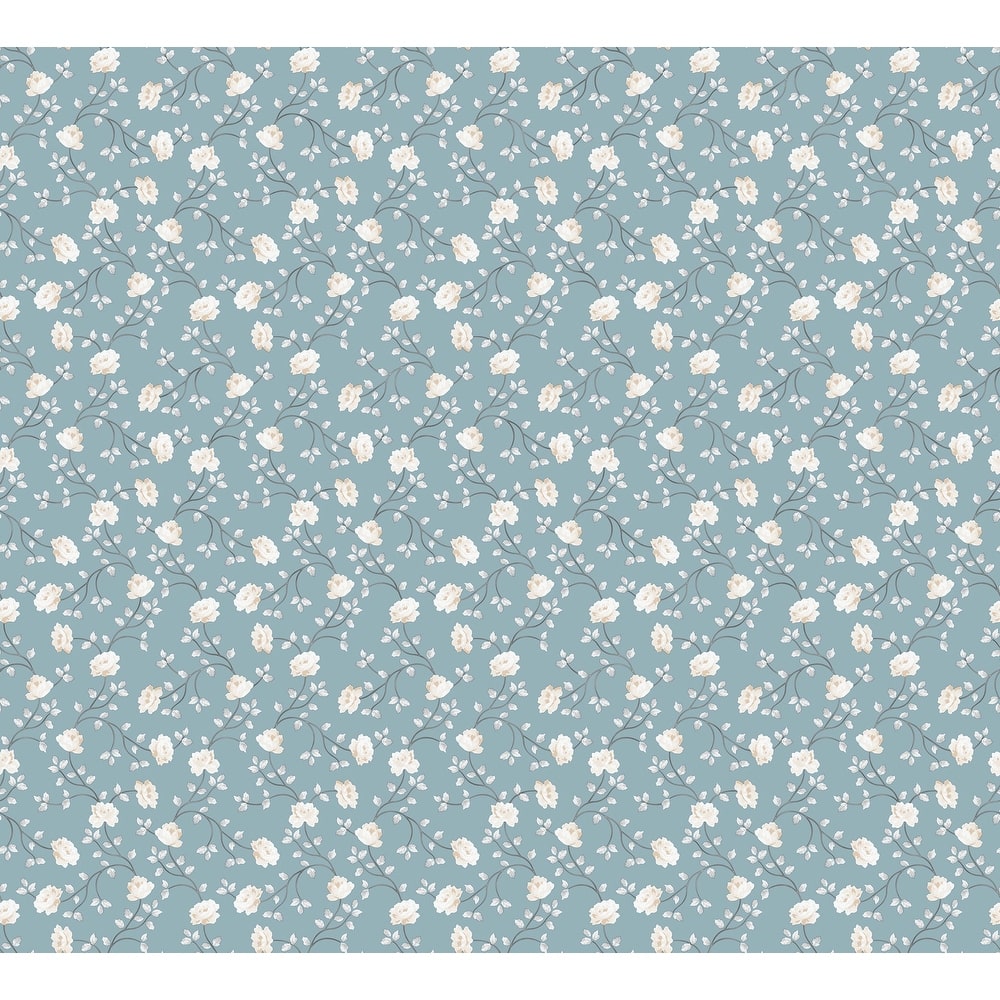 Galerie Wallcoverings Spring Blossom Petite Floral Vine Non-woven Matte Wallpaper Roll
