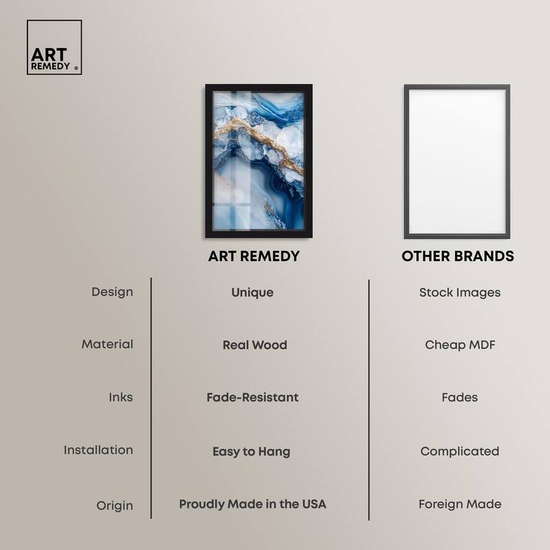 Molten Topaz II Shadowbox by Art Remedy