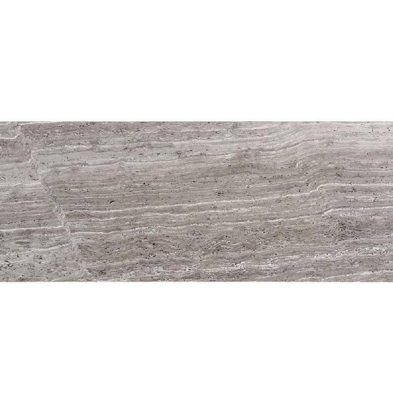 Apollo tile 3 x 6 Grandis Polished Wooden Grey Marble Tile (5 sq ft/case) - 40 Pack