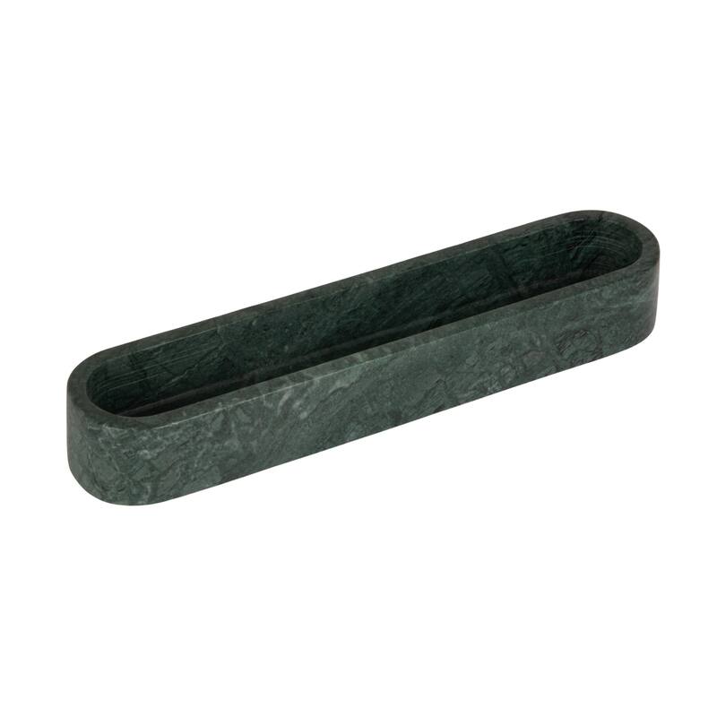 Marble Cracker Dish - Green