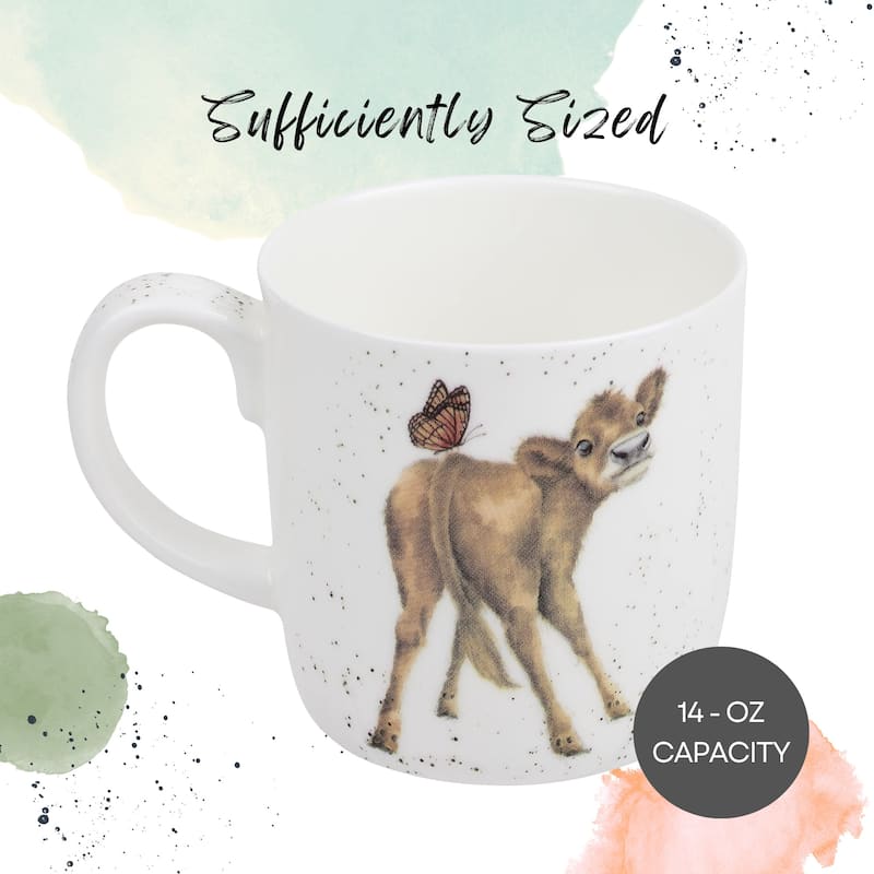 Royal Worcester Wrendale Design Mug Farm Animals