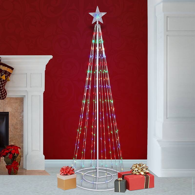 83 Christmas Tree Tower w/ 8 Functions and 300 LED Lights