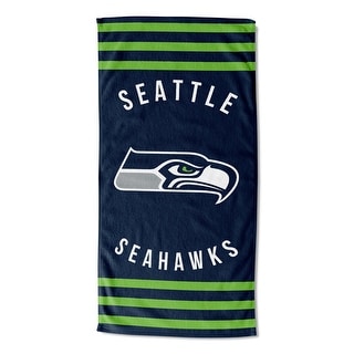 NFL Seattle Seahawks Stripes Beach Towel 30×60 Inches - 30x60