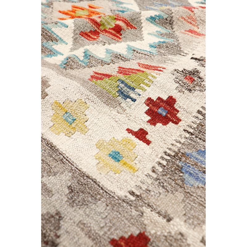 Pasargad Home Kilim Reversible Wool Multicolor Area Rug - 8' 4'' X 11' 4''