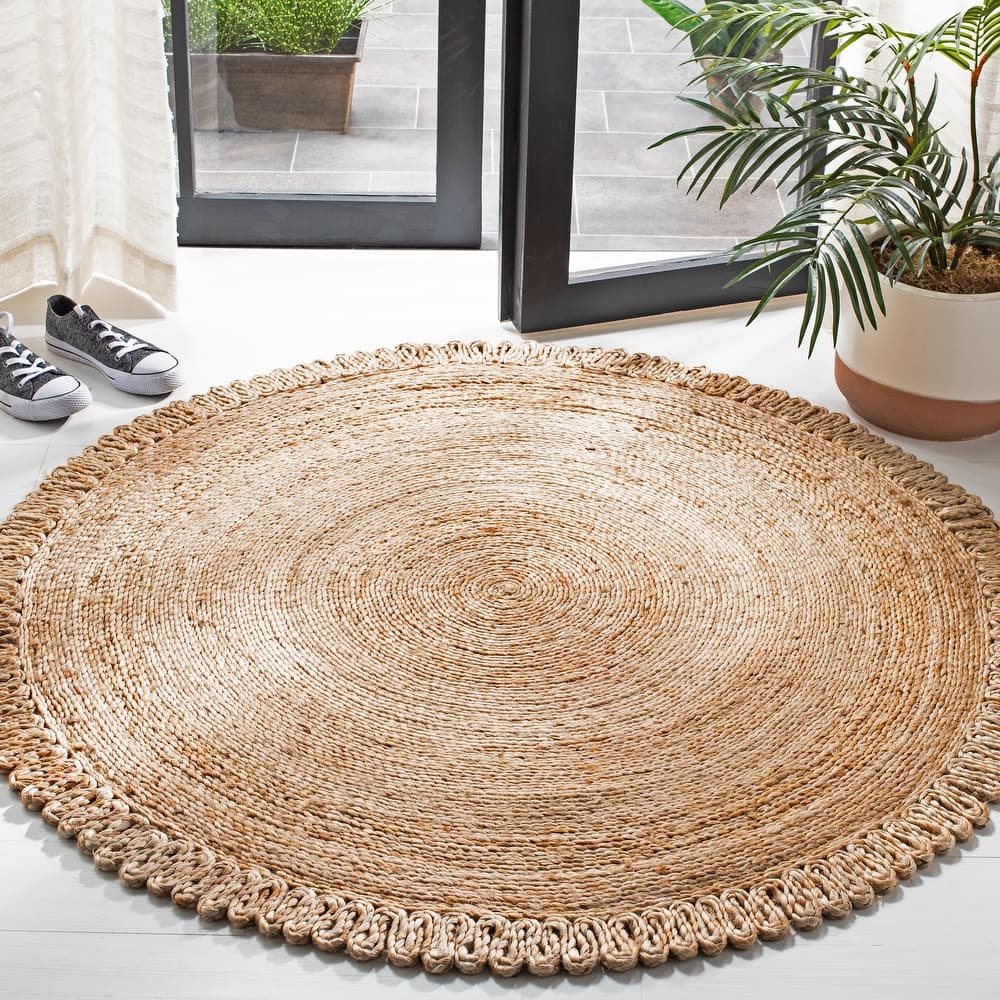 SAFAVIEH Handmade Natural Fiber Alisson Farmhouse Rug