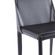 preview thumbnail 23 of 38, Porthos Home Fei Dining Chairs Set of 2, Bridle Leather and Steel