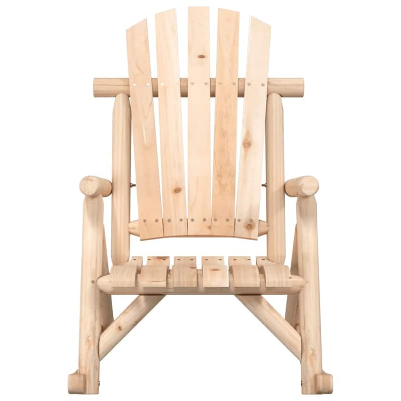 vidaXL Patio Chair 26.8"x33.9"x40.6" Solid Wood Spruce