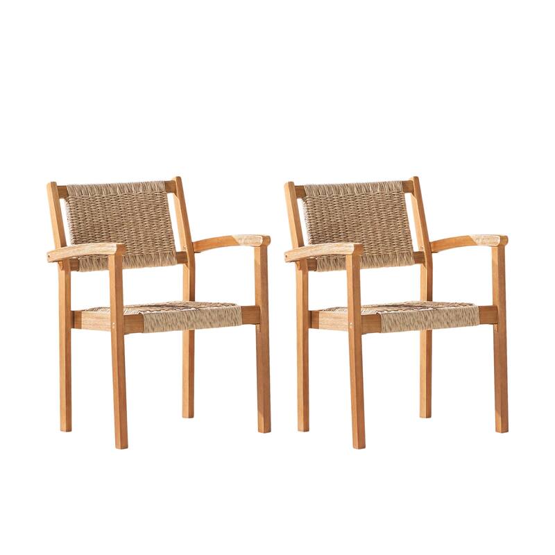 Wood Dining Chair - Set of 2