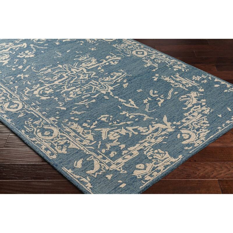 Bertio Handmade Distressed Oriental Wool Area Rug