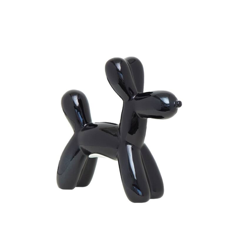 Interior Illusions Plus Mini Ceramic Dog Piggy Bank - 7.5in tall