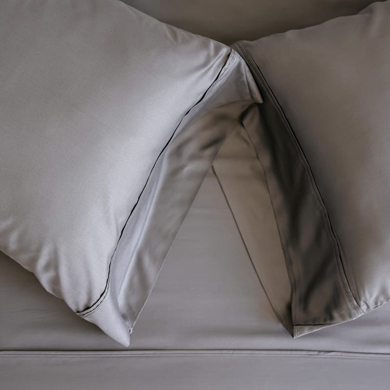 Jennifer Adams Botanical Dream 1000TC Bamboo Blend 2pc. Pillowcase Set - Quartz - King