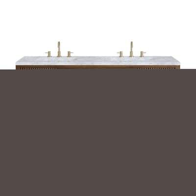 James Martin Vanities 485-V60D-3CAR Myrrin 60" Double Basin Wood