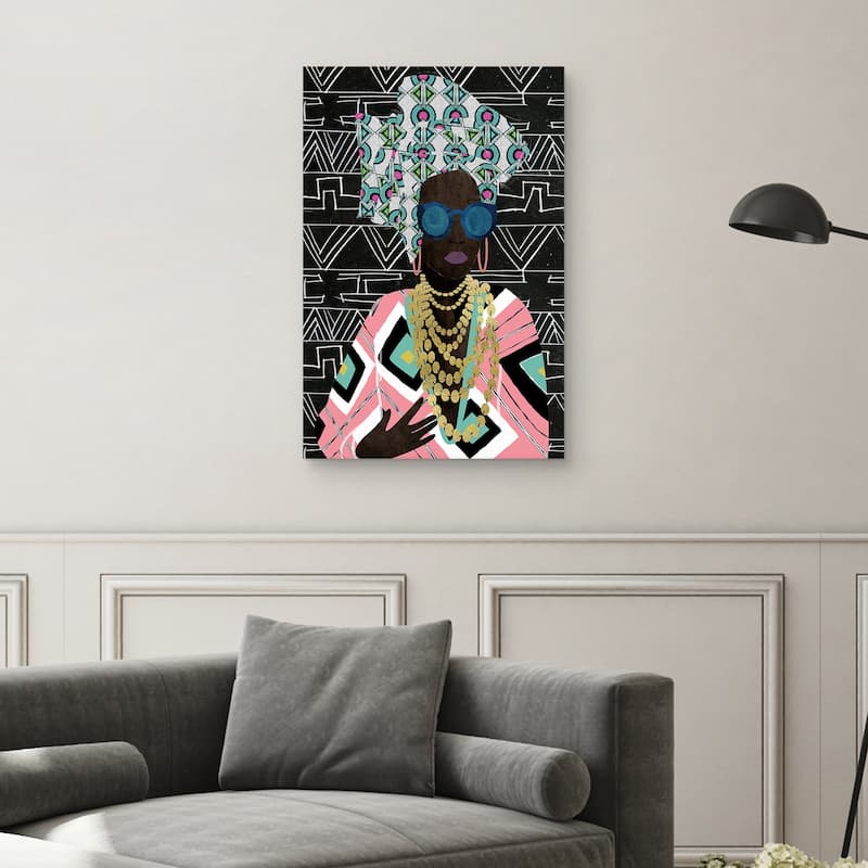 Fly Queen Geo by Nikki Chu Canvas Art Print