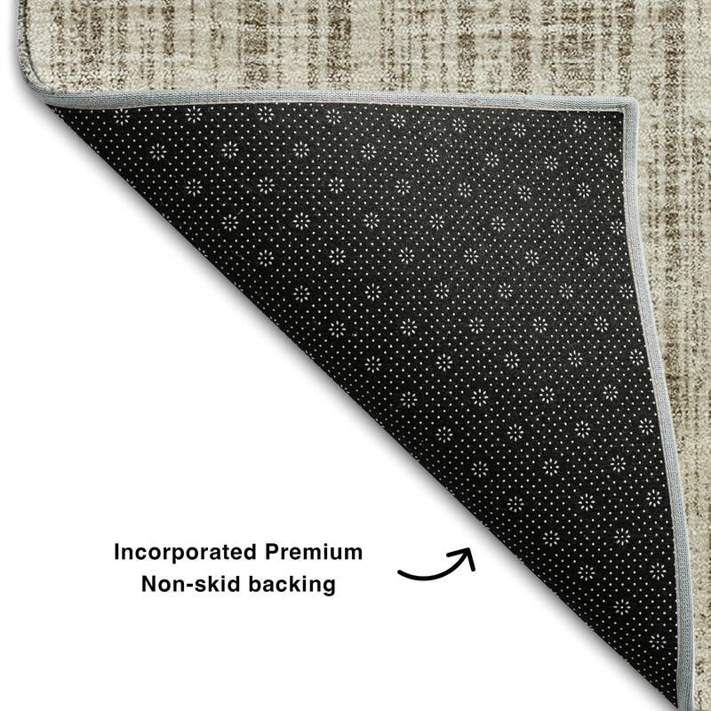 Premium Washable Super Soft Striped Mayfield Rug