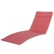 preview thumbnail 35 of 79, Salem Outdoor Cushion Set for Chaise Lounge - Cushions only (Set of 2) by Christopher Knight Home. - 79.25"L x 27.50"W x 1.50"H