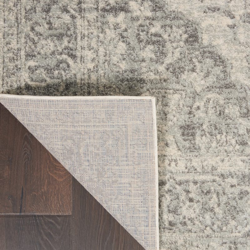 HomeRootsFloral Medallion Transitional Rectangle Area Rug - 120' X '96' X '0.5