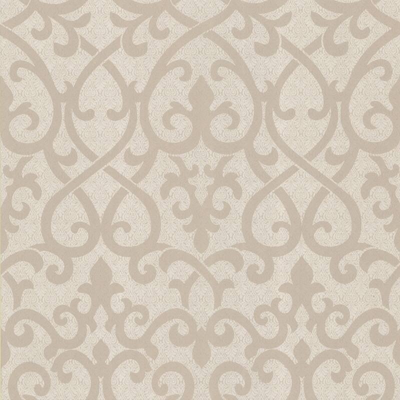 Brewster Lattice Blush Ardelle Wallpaper - 20.5in x 396in x 0.025in