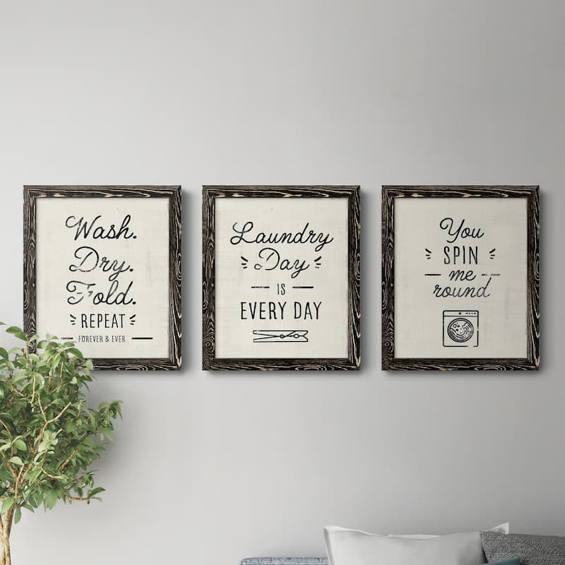 Laundry Room I-Premium Framed Canvas - Ready to Hang - Multi-Color