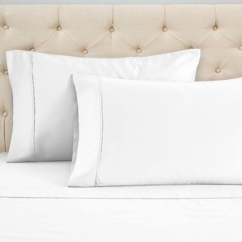 Superior Cotton Blend Solid Deep Pocket Bed Sheet Set
