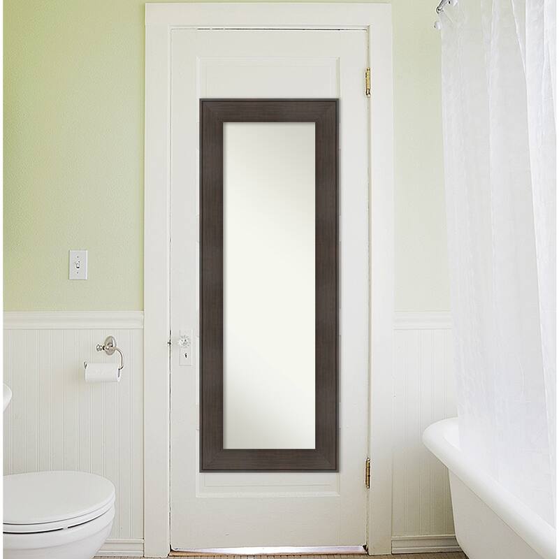 Non-Beveled Full Length On The Door Mirror - William Frame