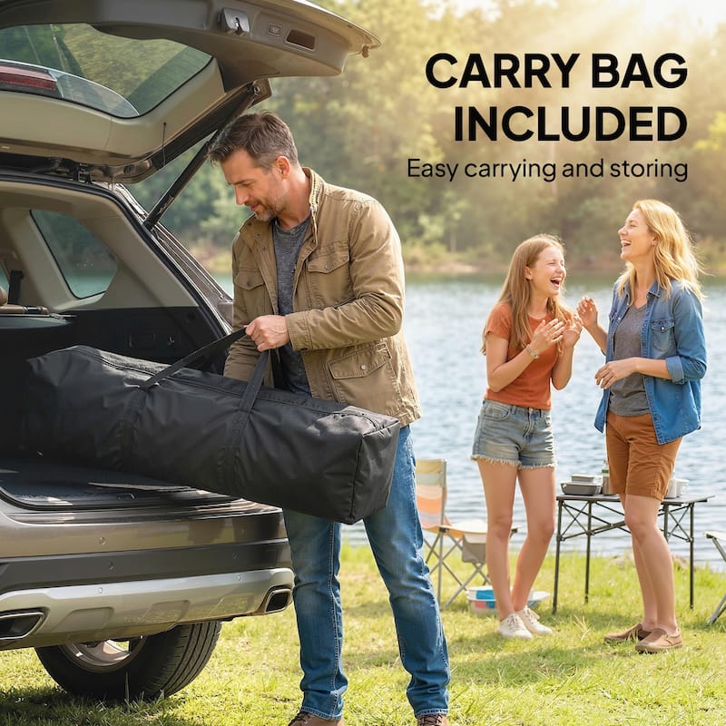 Outsunny 10 x 11 ft Pop Up Gazebo Screen Tent, Outdoor Portable Instant Camping Canopy Screen House Sun Shelter