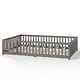preview thumbnail 90 of 159, Wood Floor Bed with Safety Guardrails and Door