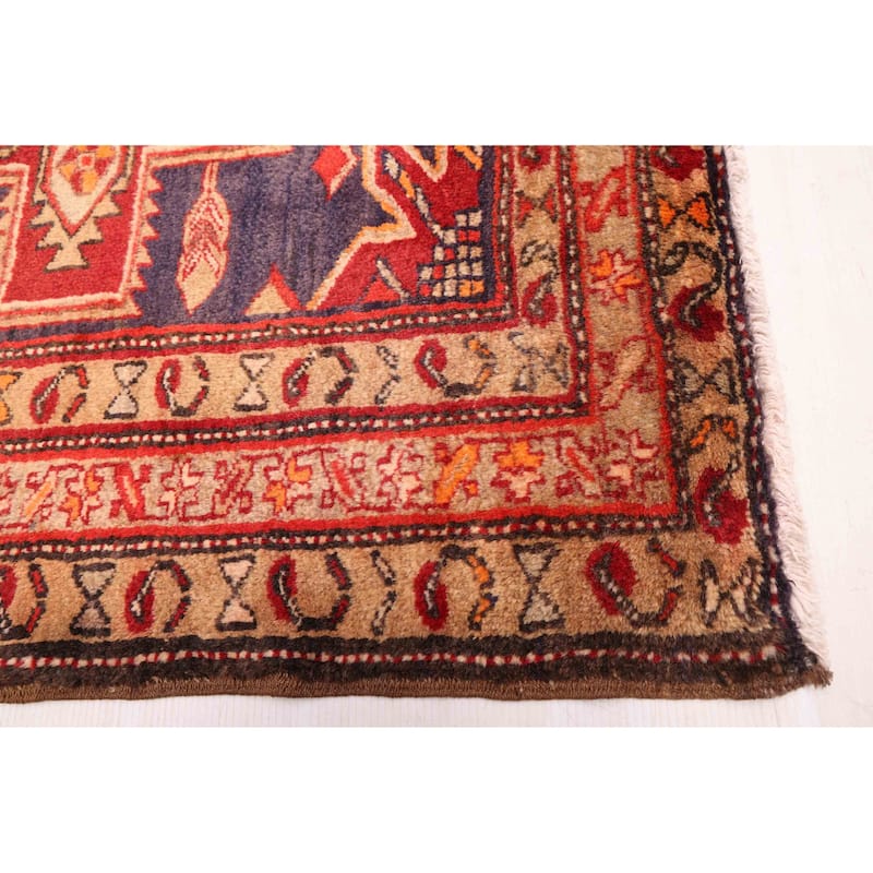 ECARPETGALLERY Hand-knotted Konya Anatolian Navy Wool Rug - 3'8 x 10'3