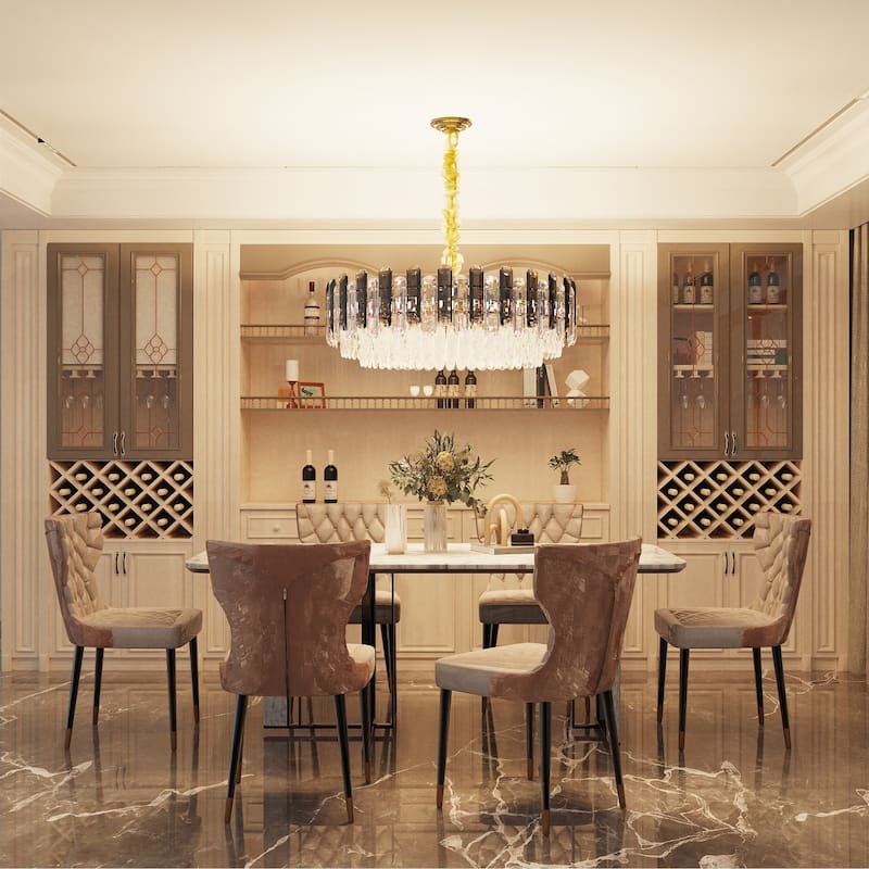 Layer Modern Luxury Crystal Pendant Chandelier