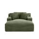 preview thumbnail 11 of 16, Cloudline Oversized Chaise Lounge Chair in Soft Corduroy, Cozy Sleeper Sofabed for Living Room, Bedroom, No Assembly Required