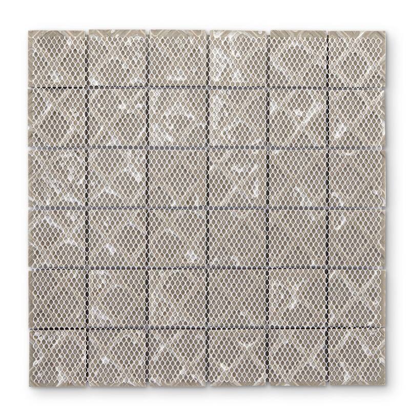 Cruz Bay Studio MKT61166 Pierre - 12" x 24" Square Floor and Wall Tile - Light Grey Matte