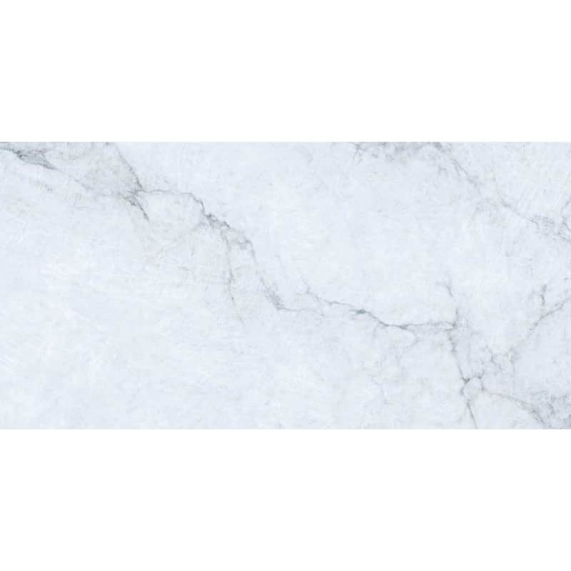 Beau 24x48 Polished Marble Look Porcelain Tile - Floor & Wall - Large Format