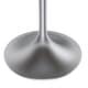 preview thumbnail 15 of 29, Verve 48" Modern Round Solid Wood Top Dining Table with Brushed Chrome Steel Pedestal Base for Kitchen & Dining Room