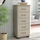 preview thumbnail 1 of 14, Contemporary 24-Inch Tall Chest with 5 Drawers