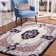 preview thumbnail 7 of 115, SAFAVIEH Handmade Bellagio Fronnie Oriental Medallion Wool Rug 8' x 10' - Ivory/Black - Rectangle