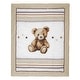preview thumbnail 4 of 4, Sweet Jojo Designs Boho Teddy Bear Boy, Girl, Gender Neutral 4pc Nursery Crib Bedding Set -Brown, Watercolor Wholesome Aesthetic