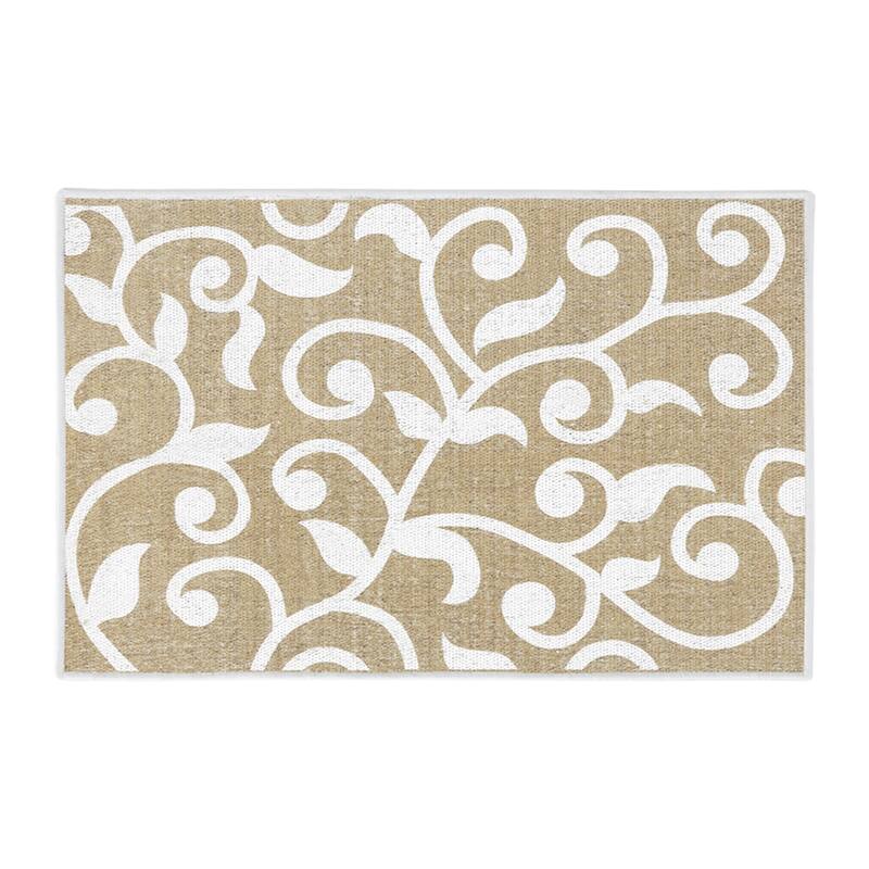 SussexHome Non-Skid Ultra-Thin Area Rugs for Laundry Room, Entryway, Bathroom and Kitchen - Washable Multipurpose Floor Mat