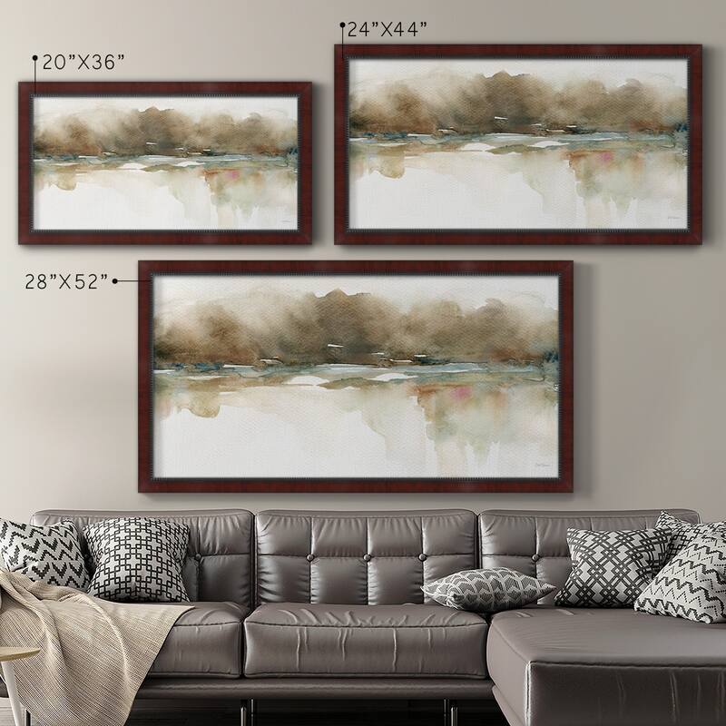 Softer Reflections Premium Framed Canvas- Ready to Hang