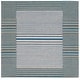 preview thumbnail 8 of 8, SAFAVIEH Handmade Genre Linnie Mid-Century Modern Wool Rug 6' Square - Blue/Ivory - Square