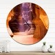 preview thumbnail 8 of 7, Designart 'Upper Antelope Canyon' Oversized Modern Wall CLock