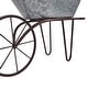 preview thumbnail 14 of 12, Alpine Corporation 36" Tall Rustic Wheelbarrow and Watering Can Fountain Yard Decoration