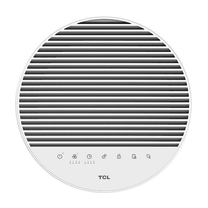 TCL A215B Breeva A2 Home HEPA H13 Filter Clean Compact Air Purifier 360, Black - 2.9