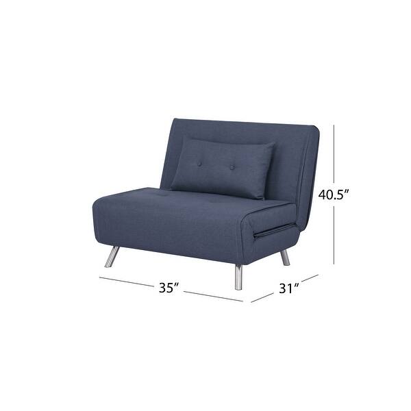 Abbyson Darcy Fabric Twin Pillow Back Futon Chair Bed Bath & Beyond