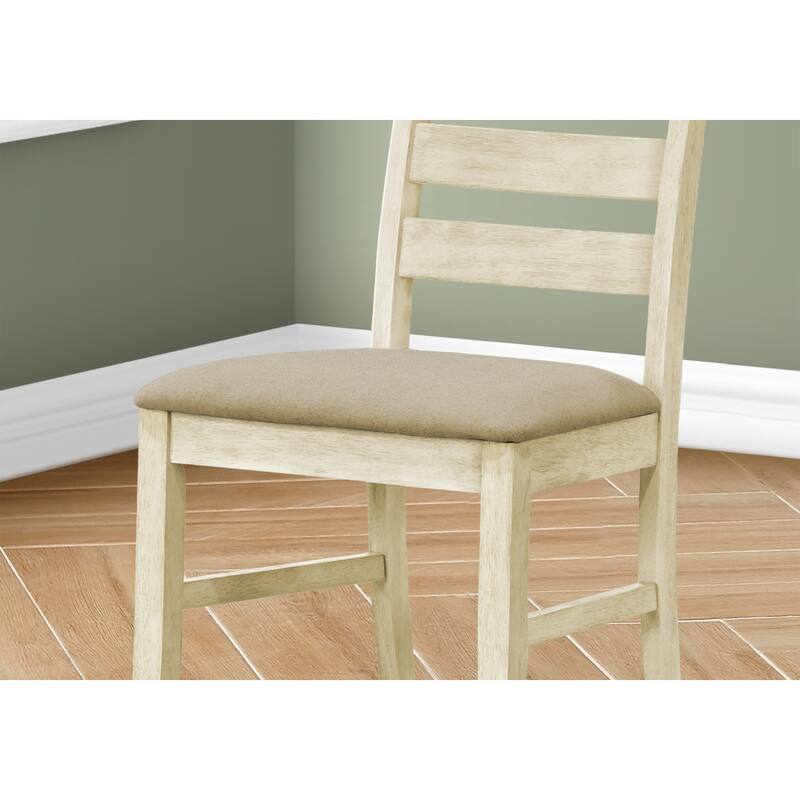 Transitional Upholstered Dining Chair, Set Of 2