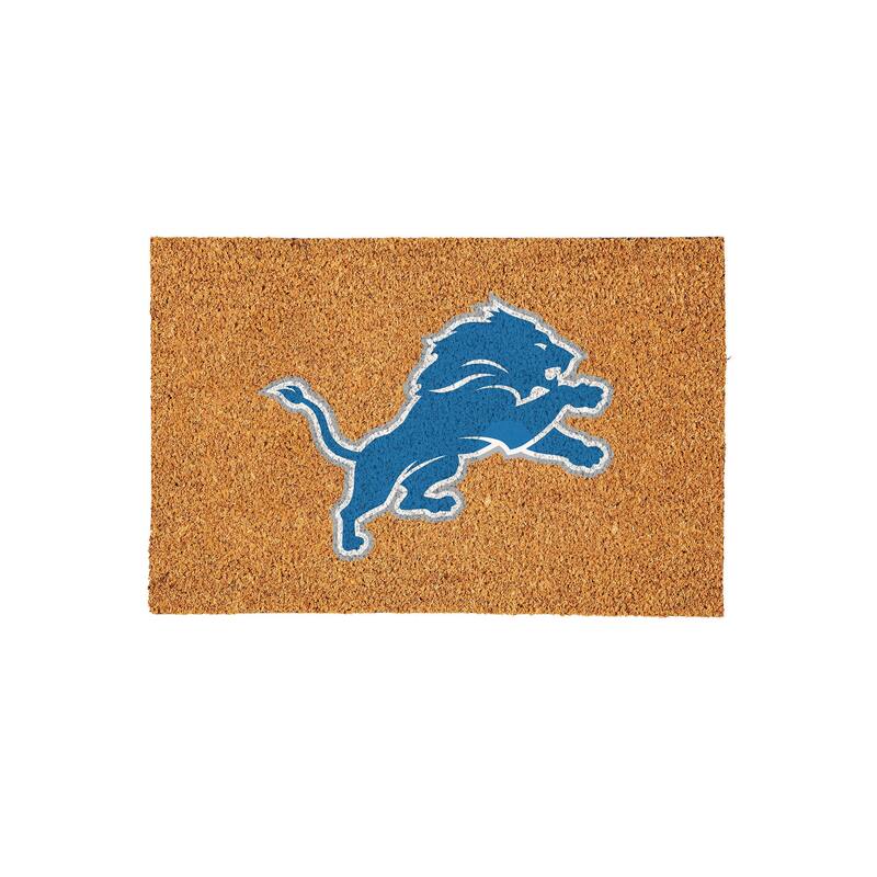 Detroit Lions Full Color Indoor/Outdoor Coir Mat