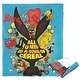 preview thumbnail 4 of 49, Warner Brothers Looney Tunes Silk Touch Throw Blanket 50x60 - Bowl Of Cereal
