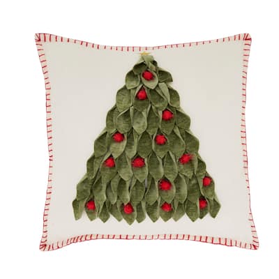 Christmas Tree Throw Pillow
