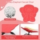preview thumbnail 30 of 39, Costway Kids Sensory Swivel Chair with Non-Slip Metal Base for - See Details