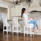 preview thumbnail 29 of 109, Maven Lane 26" Pullman Swivel Counter Height Kitchen Stool