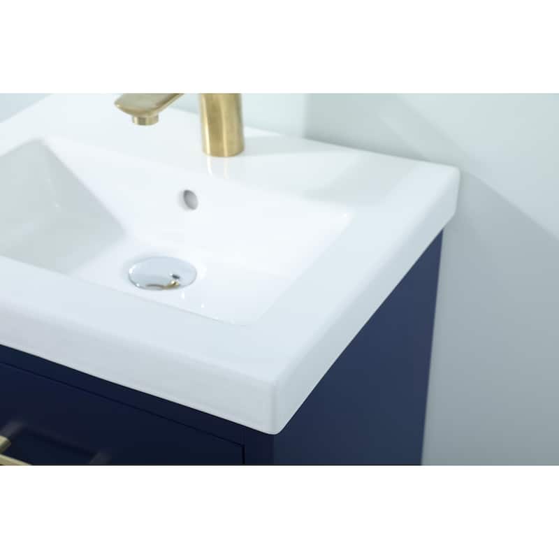 Nautical 18 - 30 Inch Single Bathroom Vanity