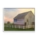 preview thumbnail 21 of 29, Stupell American Flag Rural Barn Sunset Farm Landscape Framed Wall Art, Design by Amy Hall - Multi 14 x 11 - White